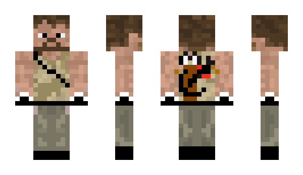 Minecraft skin rockcreeper