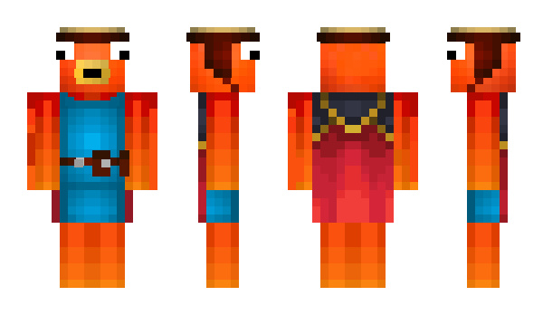 Minecraft skin h1h3d