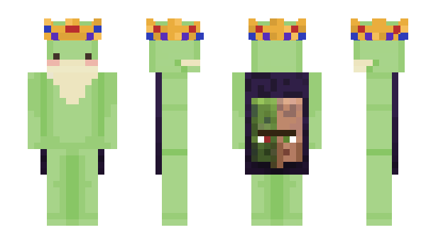 Minecraft skin Frogman34k
