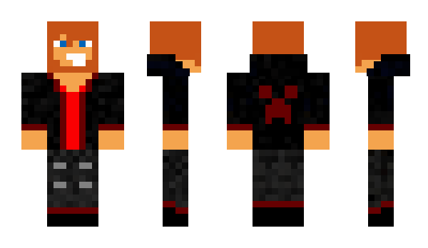 Minecraft скин по нику OrangeTeen