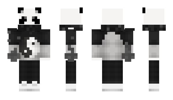 Minecraft skin Homme_panda2505