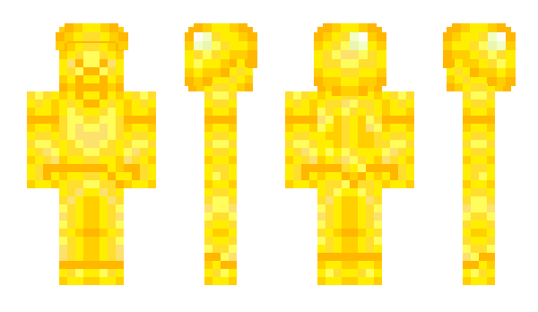 Minecraft skin Gold_steve