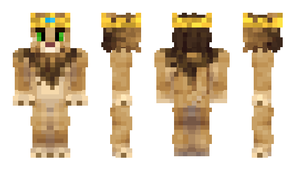 Minecraft skin Lejon