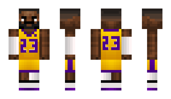 Minecraft skin LebronGlaze