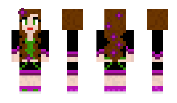 Minecraft skin Rommelinne