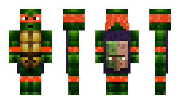 Minecraft skin TurtleGank
