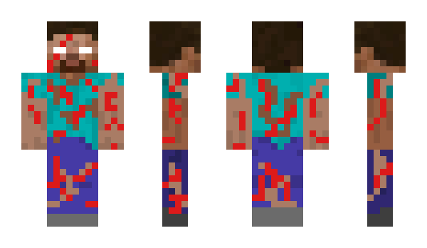 Minecraft skin BLOODYHEROBRINE