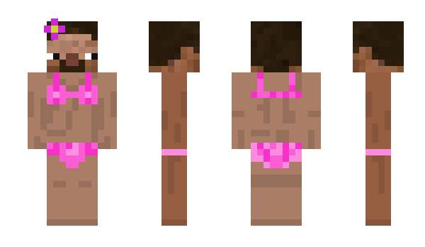 Minecraft skin BarbieQue