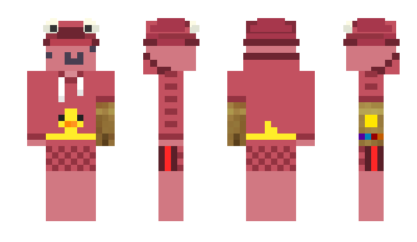 Minecraft skin red_dye