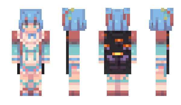 Minecraft skin Rosa_Scarlet