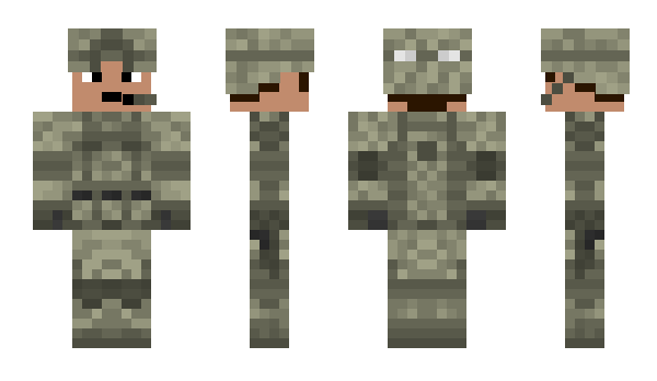 Minecraft skin army0193