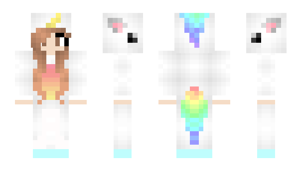 Minecraft skin RainbowRanya