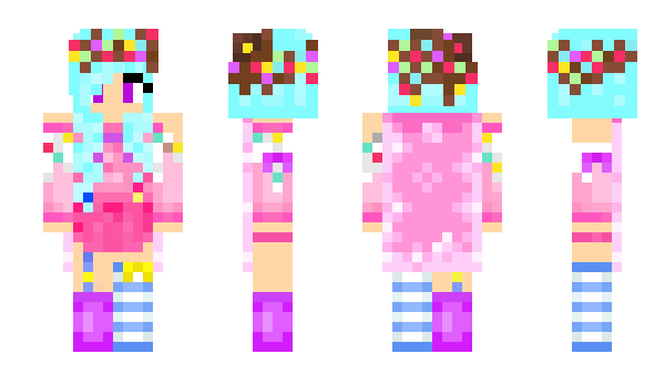 Minecraft skin candyrocksCX