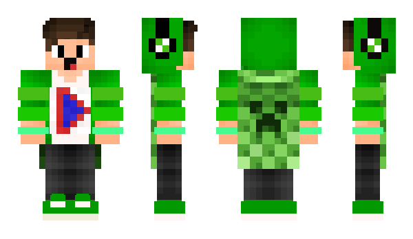 Minecraft skin DARCSAQYT