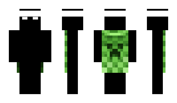 Minecraft skin DaCreepy