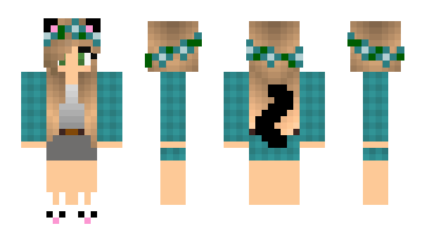 Minecraft skin BunnysRok