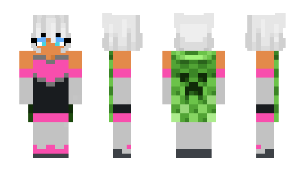 Minecraft skin Lunelis