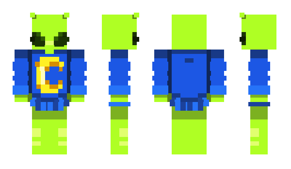 Minecraft skin averyrandomAlien