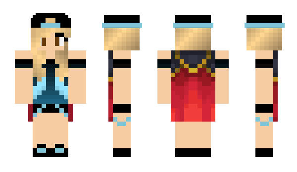 Minecraft skin Necrowfae