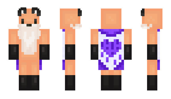 Minecraft skin RealRainbowfoxes