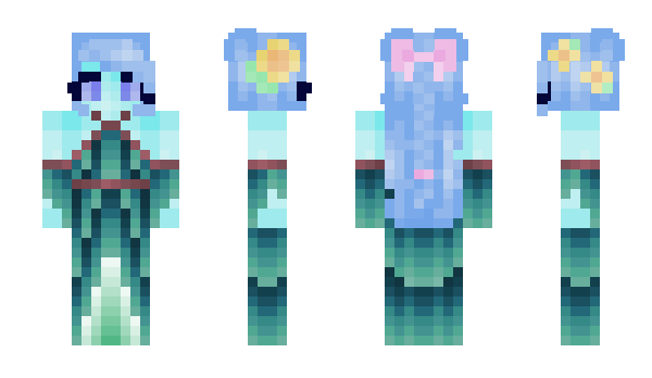 Minecraft skin DrownedRose