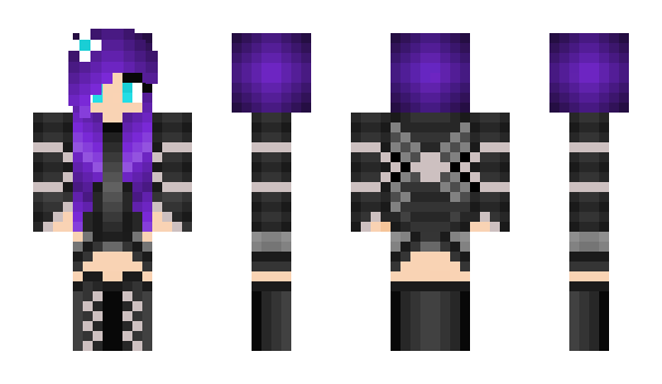 Minecraft skin PurpleGirl_