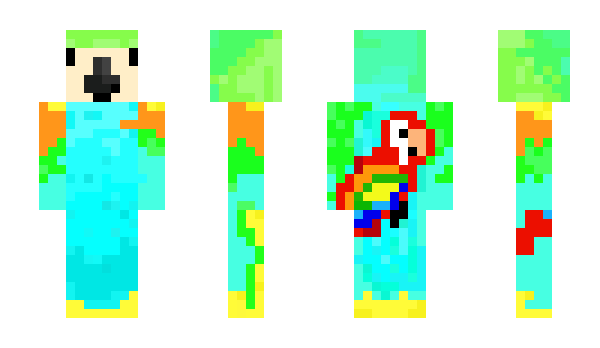 Minecraft skin ParrotX0