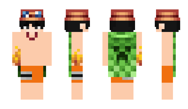 Minecraft skin vFisk