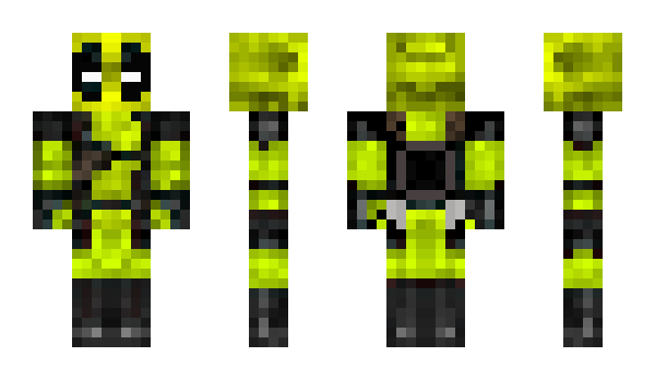 Minecraft skin Deadpoolgold