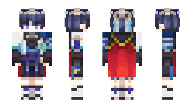 Minecraft skin Evaeko