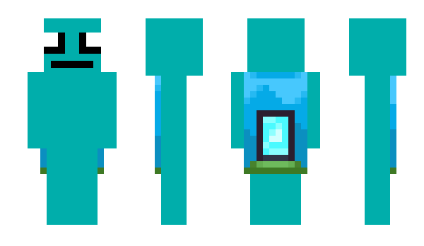 Minecraft скин по нику Aquaism