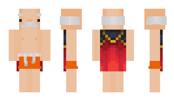 Minecraft skin WhiteDraco