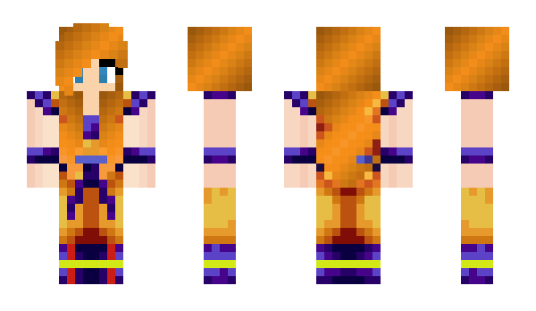 Minecraft skin EllieTheSaiyan