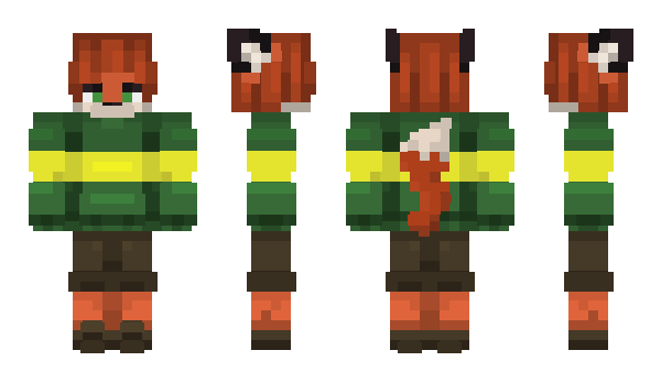 Minecraft skin CharaTheFox