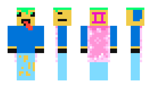 Minecraft skin kroosixowy