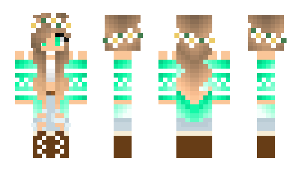 Minecraft skin DigitalPinkgirl