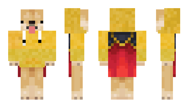 Minecraft skin ShibuInu