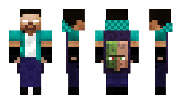 Minecraft skin unsurprisingly