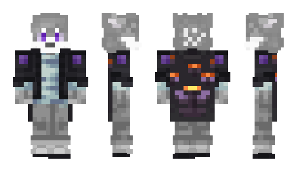 Minecraft skin Wolfhychic