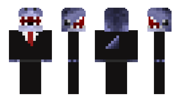 Minecraft skin white_sharkHD