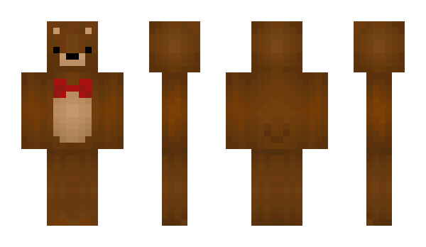 Minecraft skin Bearbrown