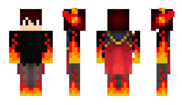 Minecraft skin itz_pyroman