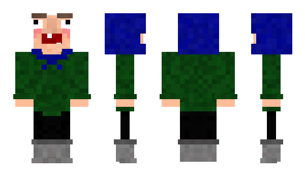 Minecraft скін по ніку GDE_PENSIYA