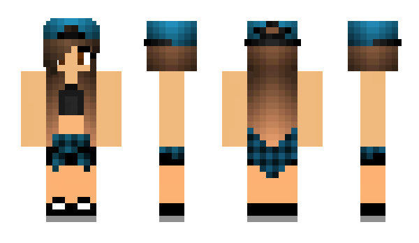 Minecraft skin HannahTT