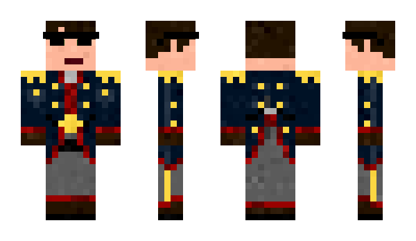 Minecraft skin CaptainDynamite