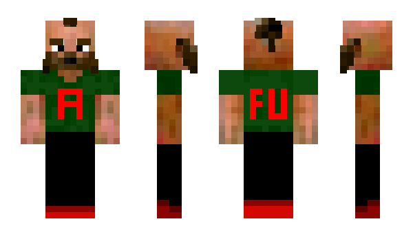 Minecraft skin rude