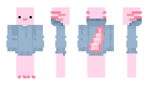 Minecraft skin Axolotl587