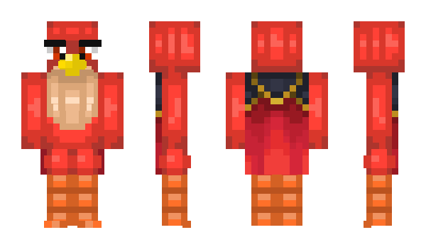 Minecraft skin AngryBirdsOG