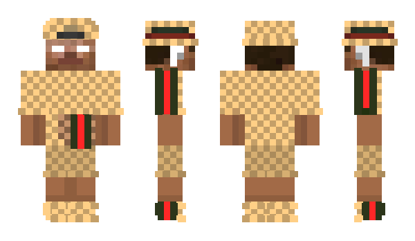 Minecraft skin HorrorHerobrine