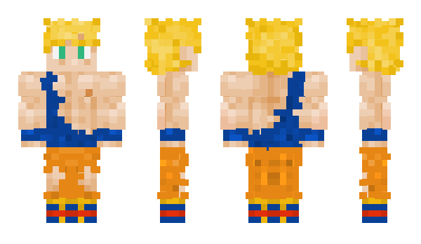 Minecraft skin SaiyanSlim